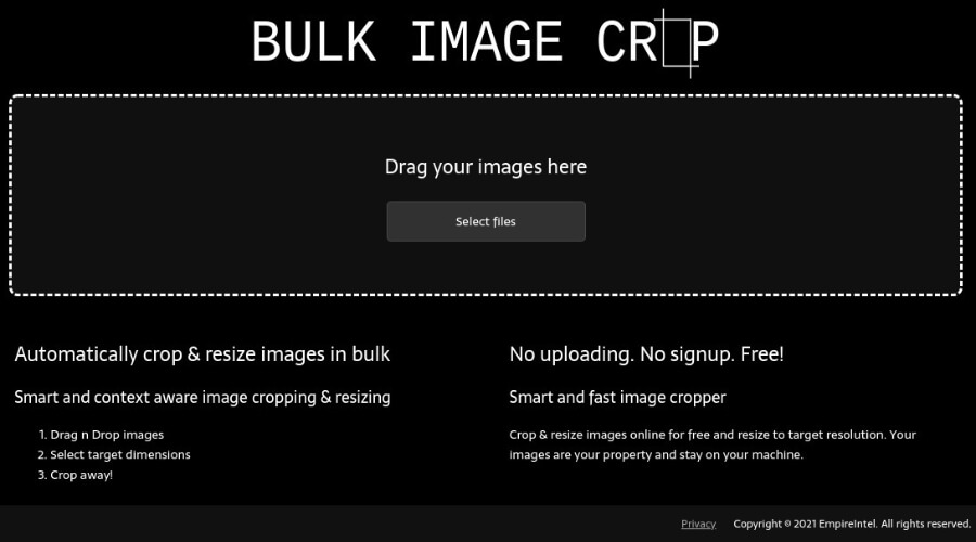 Bulk Image Crop