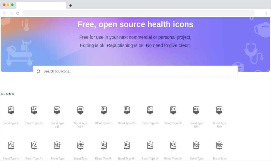 Health Icons