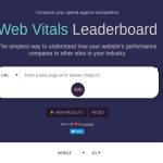 Web Vitals Leaderboard