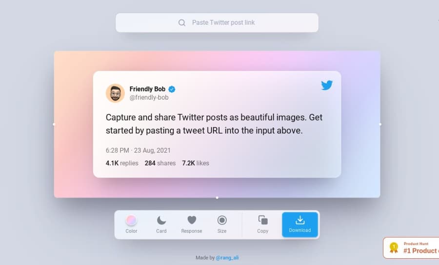 Convertir tweets en bonitas imágenes