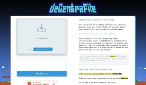 Decentrafile