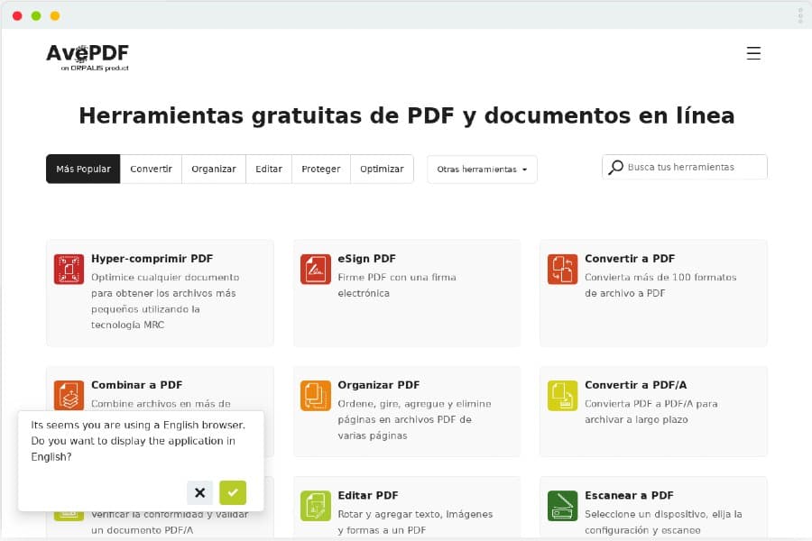 AvePDF: las herramientas gratuitas que necesitas para trabajar con PDF