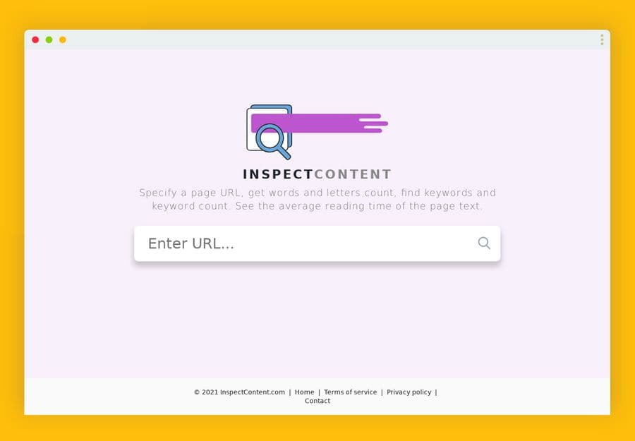 Inspect Content: servicio gratuito para analizar el contenido de las páginas