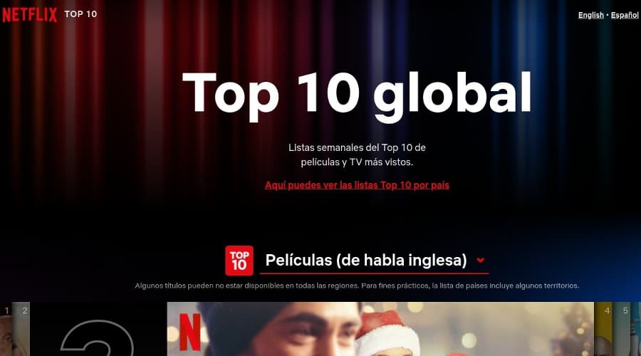 Top 10 global de Netflix