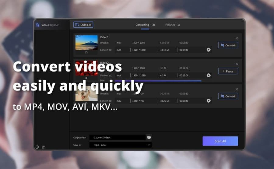 ratón Lesionarse Esencialmente Duo Video Converter: convertidor de vídeo gratuito para Windows 10 y 11