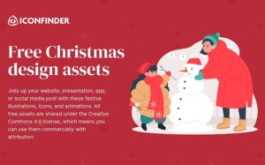 Free Christmas design assets