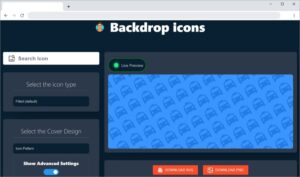 Backdrop Icons