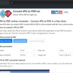 Convertir JPG a PDF online y gratis