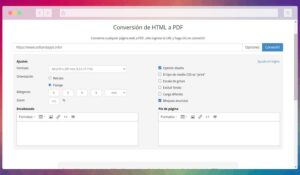 HTML a PDF