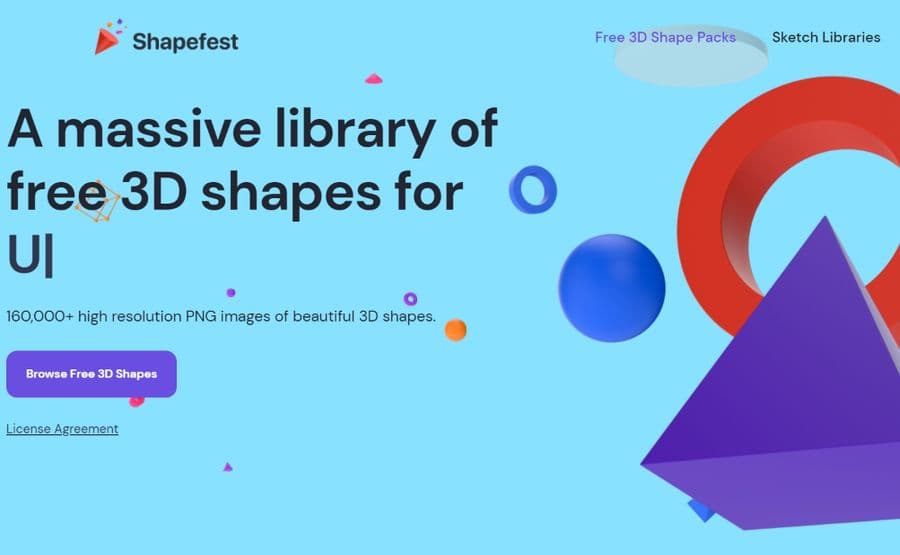 Shapefest: una inmensa librería de formas e iconos 3D gratuitos