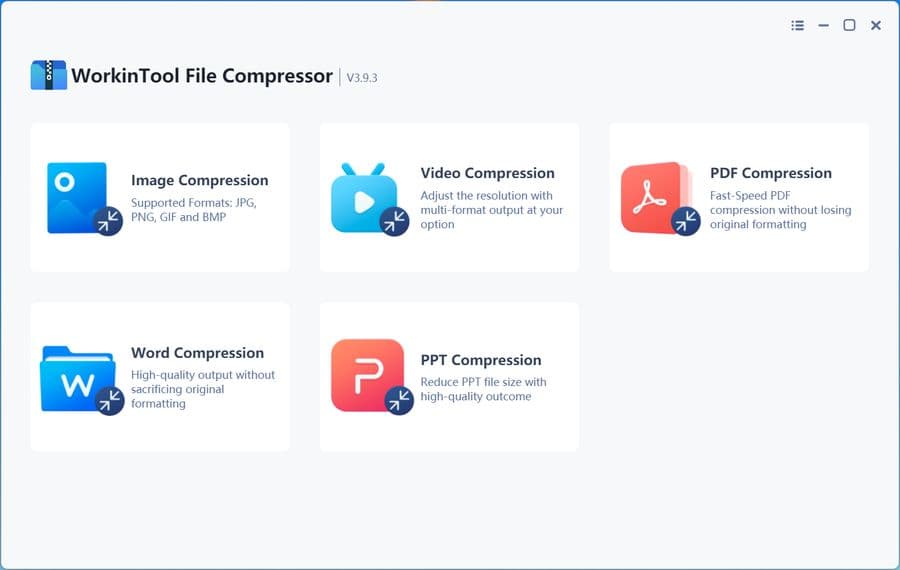 WorkinTool File Compressor