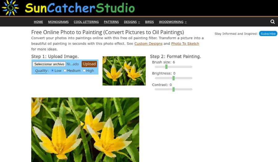 Convertir fotos en pinturas al óleo