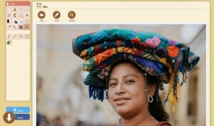 Difuminar partes de una imagen gratis