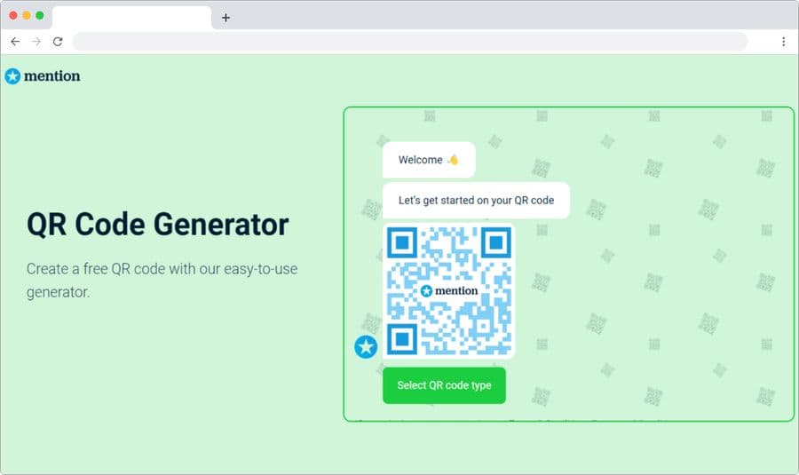 Mention QR Code Generator: generador online y gratuito de códigos QR