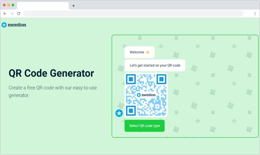 Mention QR Code Generator