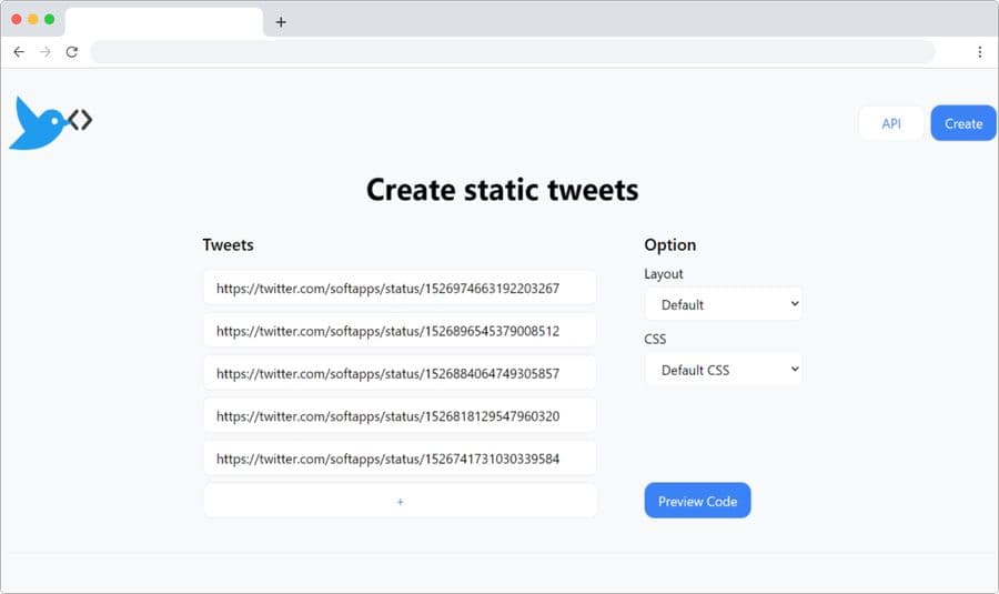 Tweetic: crear una página web gratis a partir de una selección de tweets