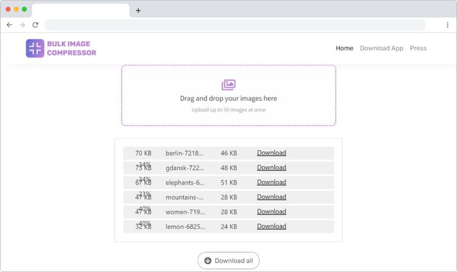 Bulk Image Compressor