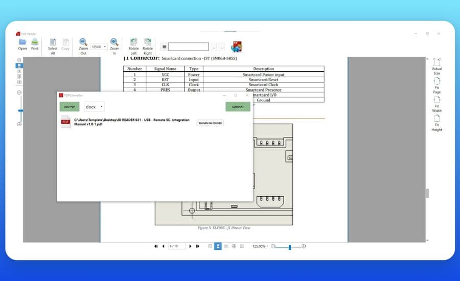 PDF Reader and Converter