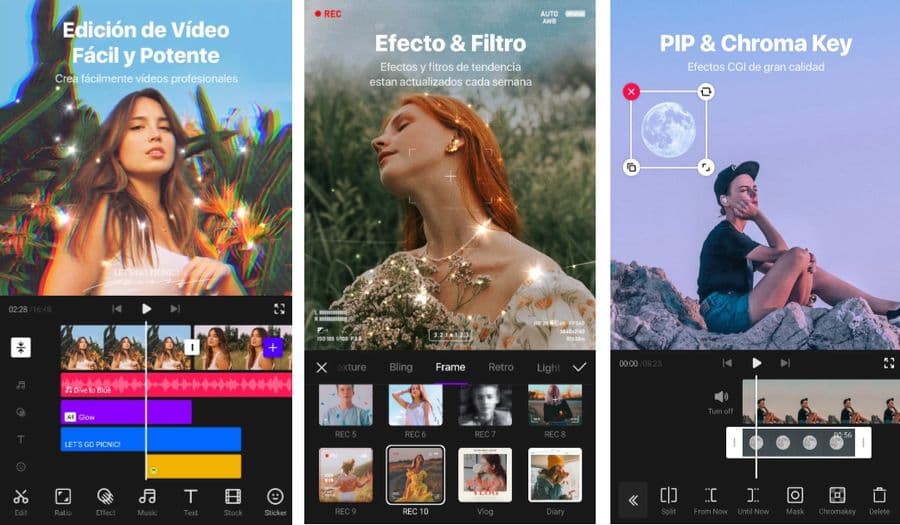 Editar y crear vídeos gratis en Android