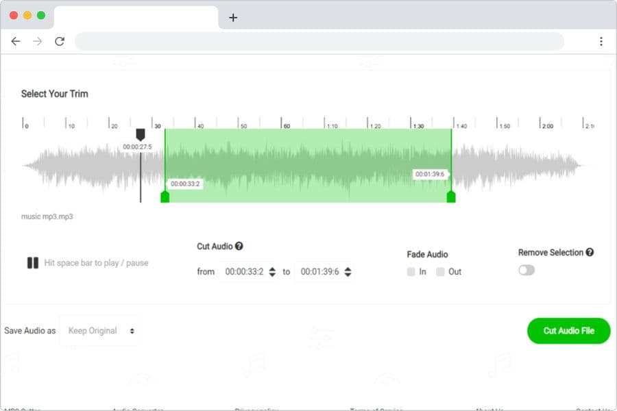 Online MP3 Cutter