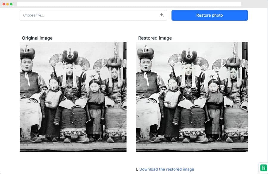 Reparar viejas fotografías online y gratis