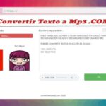 Convierte texto a MP3 online y gratis