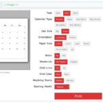 Crear calendarios personalizados gratis y online