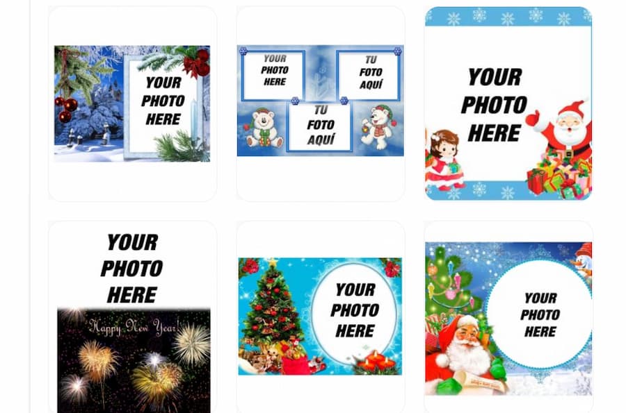 Poner marcos de Navidad a tus fotos gratis