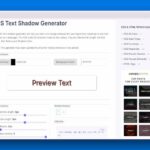 CSS Text Shadow Generator