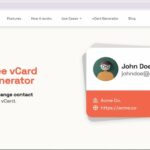 Free vCard Generator