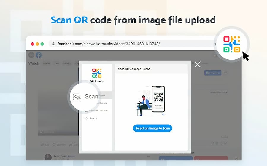 Lector y generador de códigos QR gratuito