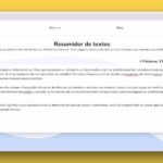 Resumidor de textos en español