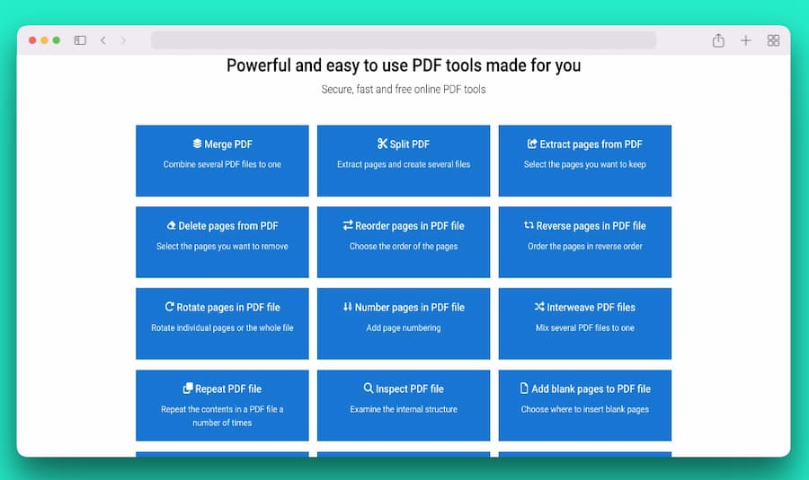 Herramientas gratis para trabajar con PDF