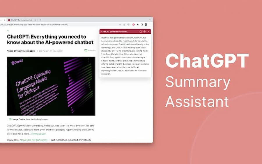 ChatGPT Summary Assistant – Summarize any page in Chrome