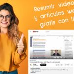 Resumir vídeos de YouTube y artículos web