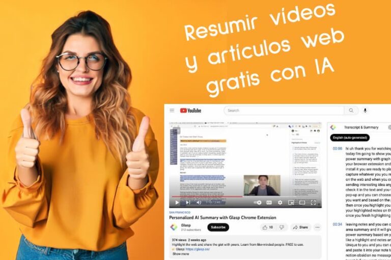 Resumir v deos de YouTube y art culos - Resumir Videos De YouTube Y Articulos Web 768x512 