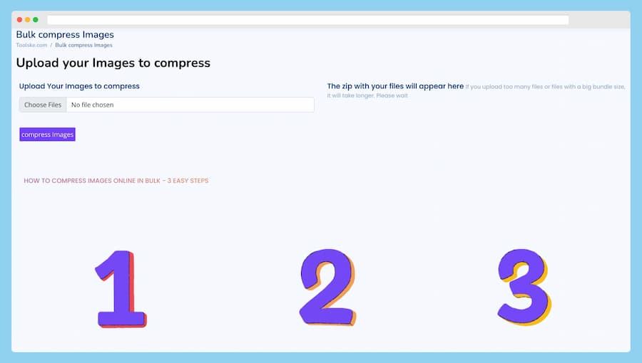 Comprimir imágenes por lotes online