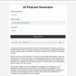 AI Podcast Generator