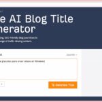 Generador de ti?tulos de blog gratuito