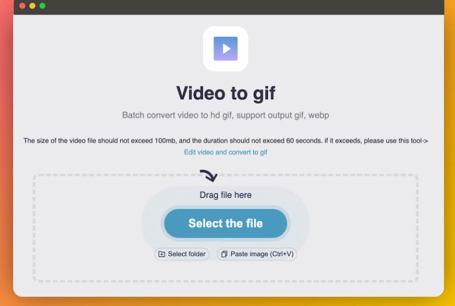 Transformar vi?deos en GIFs gratis