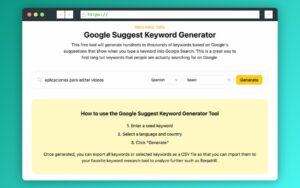Co?mo buscar palabras clave para SEO
