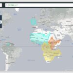 Comparar taman?o de pai?ses sobre un mapa