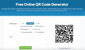 Generador online de co?digos QR