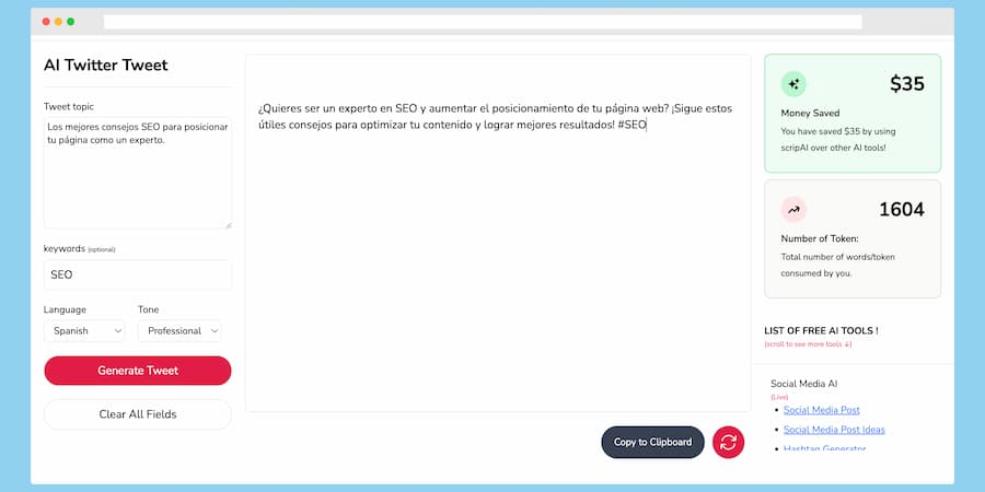 Generar tweets atractivos gratis
