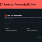 Live RSS Bookmarks