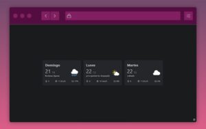 Prono?stico del tiempo en Chrome