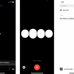 Chat de voz con ChatGPT en apps mo?viles Chat de voz con ChatGPT en apps mo?viles