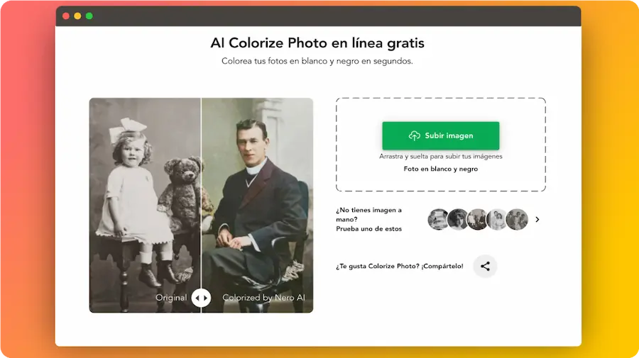 Colorear fotos antiguas con IA