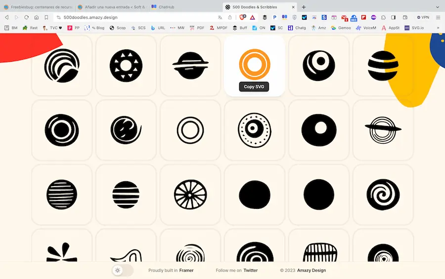 500 Doodles and Scribbles