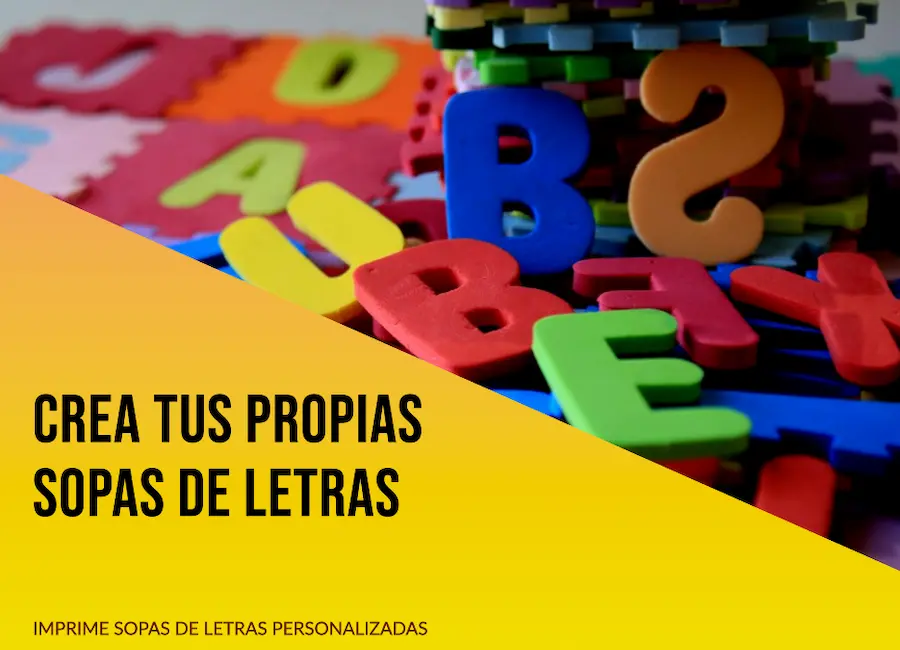 Generador de sopas de letras para imprimir